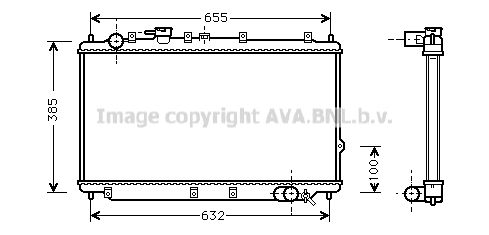 AVA QUALITY COOLING Радиатор, охлаждение двигателя KA2114